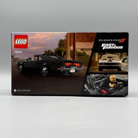 Lego #76912 Dom's 1970 Dodge Charger Fast & Furious Speed Champions New Sealed - Picture 2 of 6